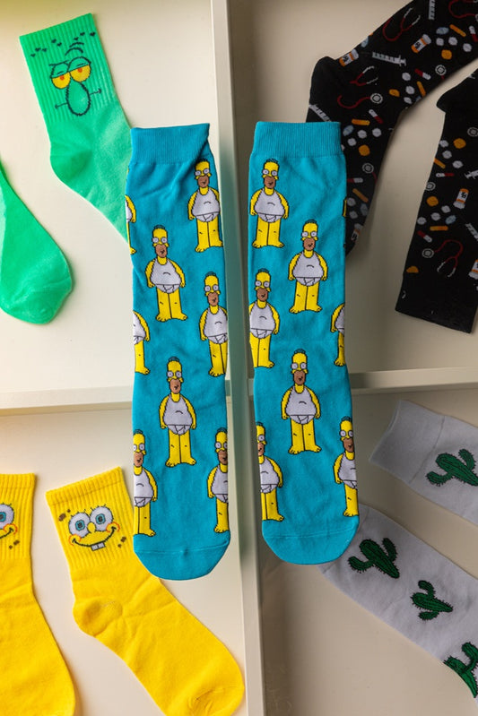 Simpsons Father Socks